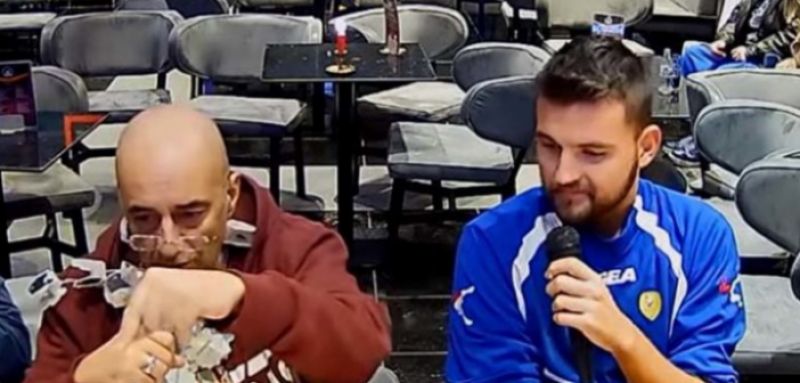 Με τον “Τίτορμο” στο στήθος έξω από το γήπεδο της Τούμπας (βίντεο)