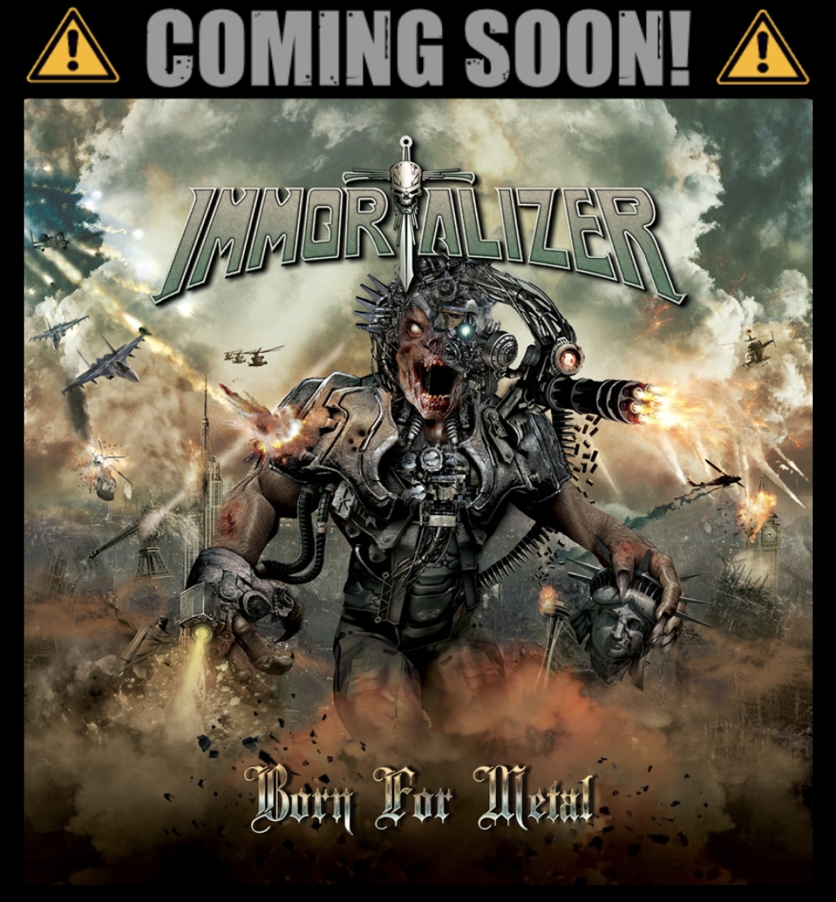 Οι IMMORTALIZER παρουσιάζουν το artwork του επερχόμενου άλμπουμ τους “Born For Metal” !!