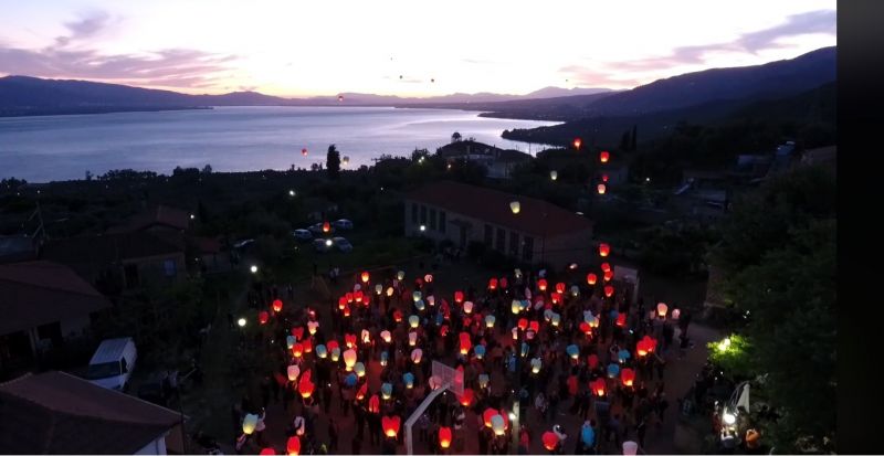 Bίντεο που εντυπωσιάζει: από ψηλά το πέταγμα των αερόστατων στη Μυρτιά