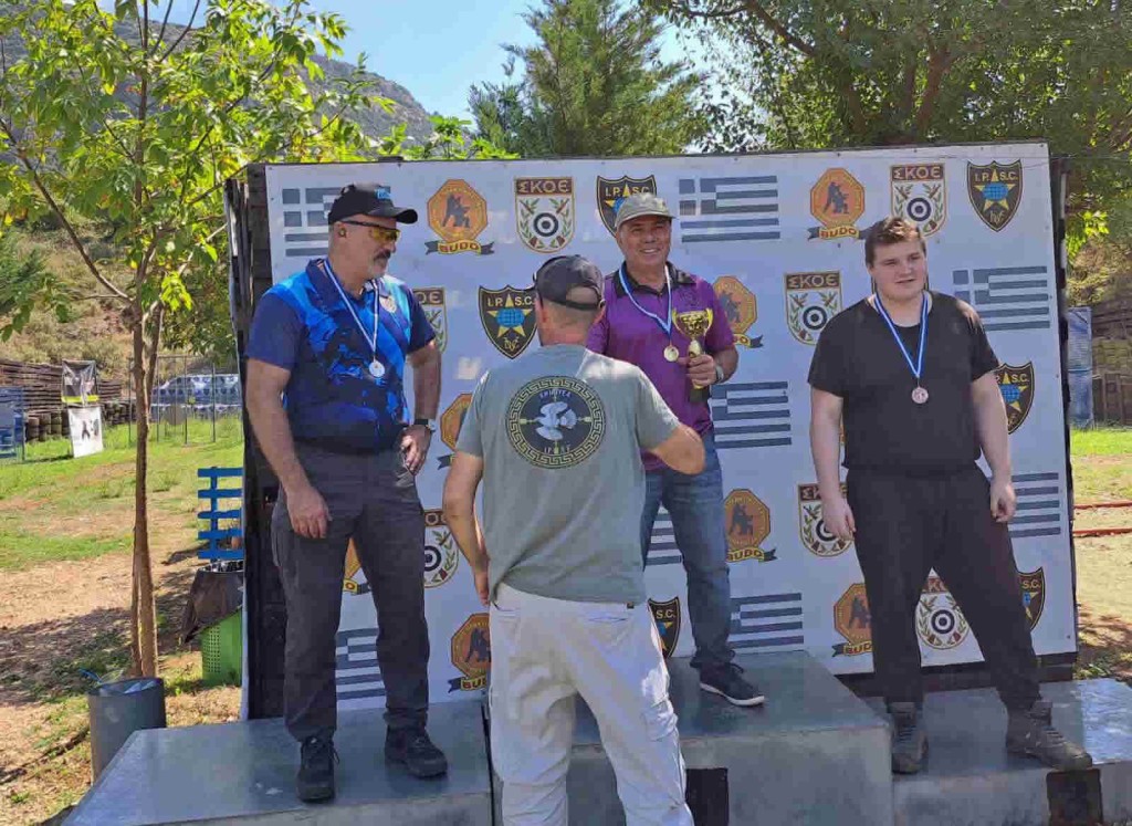 Χρυσό μετάλλιο για τον Λαμπρακόπουλο Παναγιώτη και τον Σκοπευτικό Όμιλο Αιτωλοακαρνανίας "Σκοπευτής"