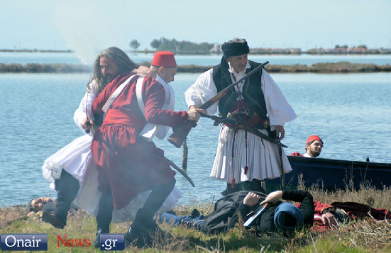 Μεσολόγγι: Αναπαράσταση της Μάχης της Κλείσοβας στις 27 Μαρτίου (video)