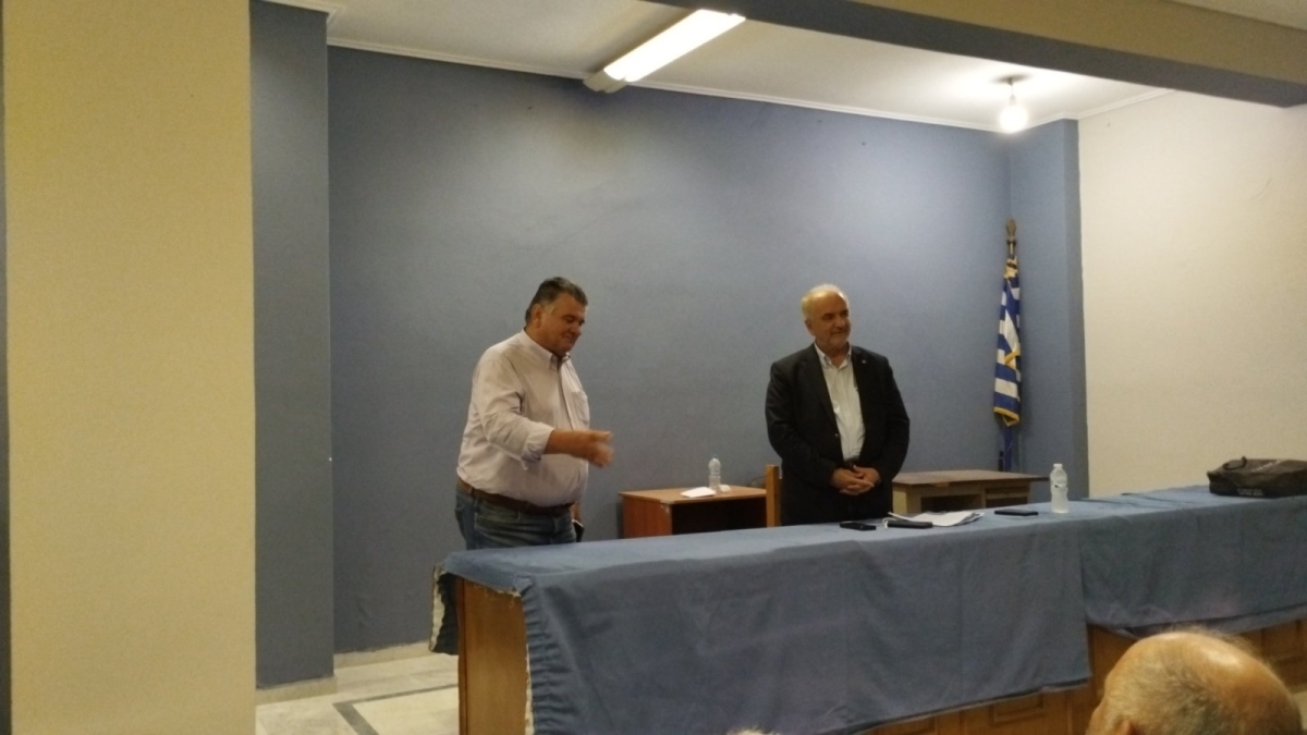 Συνάντηση Κώστα Λύρου με υποψήφιους της Δημοτικής Ενότητας Οινιαδών