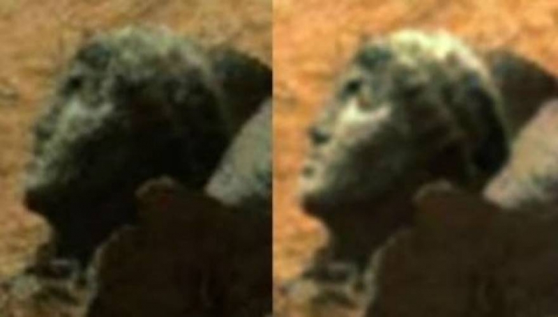 Σεισμός: Είναι αυτή η κεφαλή του Απόλλωνα στον Άρη; (βίντεο)