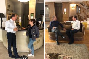 Επίσκεψη Σπήλιου Λιβανού σε ξενοδοχεία του Αγρινίου