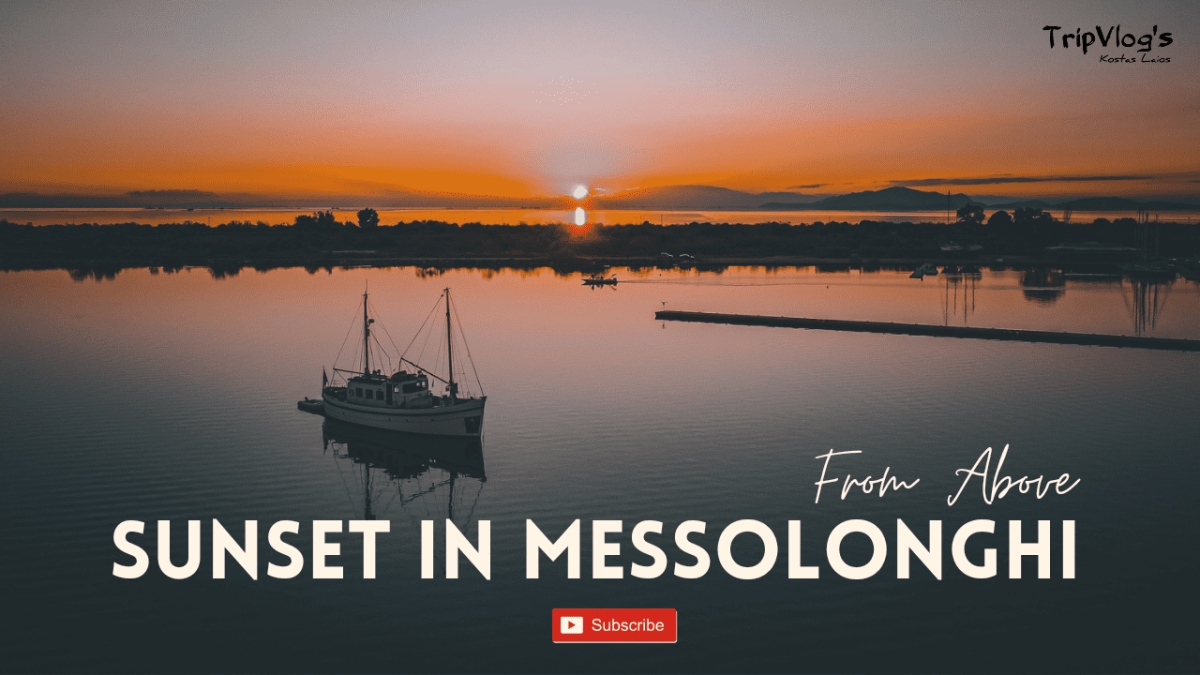 Tο μοναδικό ηλιοβασίλεμα στο Μεσολόγγι (video)