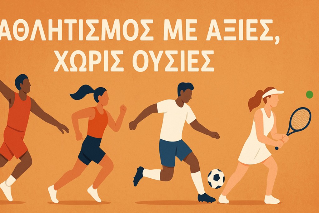 Ημερίδα στο Αγρίνιο με θέμα: «Αθλητισμός με αξίες, χωρίς ουσίες» από τον Εθνικό Οργανισμό Καταπολέμησης Ντόπινγκ (Τετ 2/4/2025 14:00)