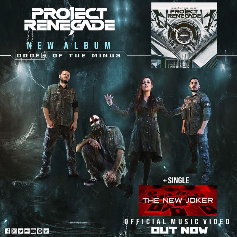 PROJECT RENEGADE – single “The New Joker” …. νέο official music video. (Aπό το ντεμπούτο άλμπουμ “Order of the Minus”)