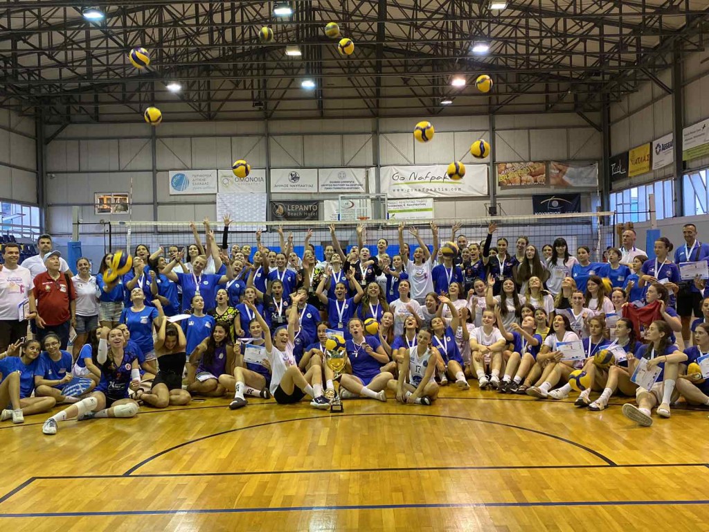 6ο Διεθνές Τουρνουά Βόλεϊ Κορασίδων στη Ναύπακτο: Σήκωσαν την κούπα τα Χανιά