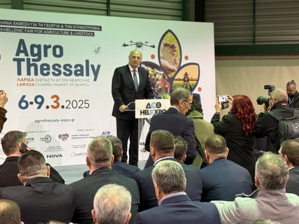 Κώστας Τσιάρας στα εγκαίνια της 14ης Agrothessaly: Η επιβίωση και ανάπτυξη του αγροτικού τομέα είναι ζήτημα εθνικό.