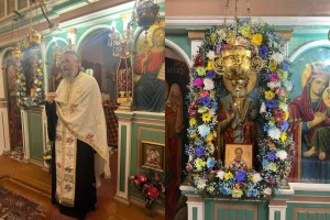 Η Αγία Σοφία Θέρμου τίμησε τον Άγιο Νικόλαο με λαμπρό Εσπερινό στον πανηγυρίζοντα Ιερό Ναό