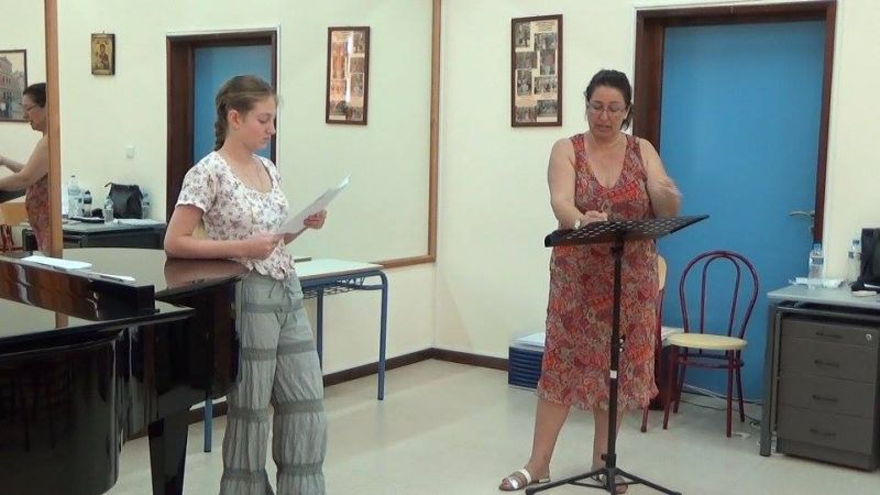 Masterclass τραγουδιού με την υψίφωνο Αλθαία Μαρία Παπούλια