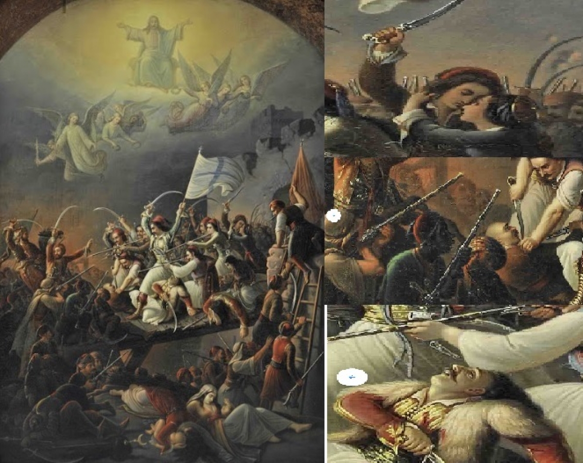 Τα κρυμμένα μυστικά του πίνακα της Εξόδου του Μεσολογγίου