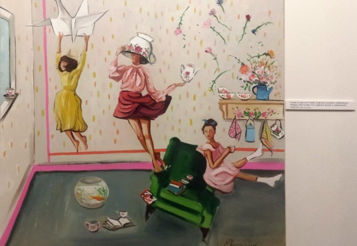 Η Αγρινιώτισσα ζωγράφος Μαρίνα Κουτσοσπύρου εκθέτει στην «Ταξιδεύουσα» (από Παρ 22/12/2023 μέχρι Παρ 19/1/2024)