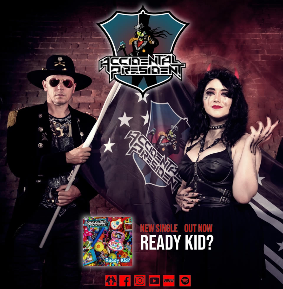 ACCIDENTAL PRESIDENT νέο single “Ready kid?”