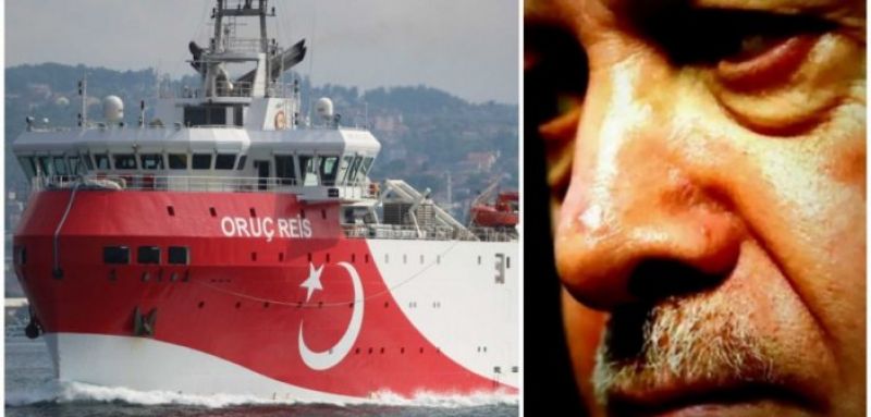 «Βρυχάται» ο Ερντογάν: «Σκοτεινιάζουν το μέλλον τους! Προχωράμε κανονικά με το Oruc Reis»