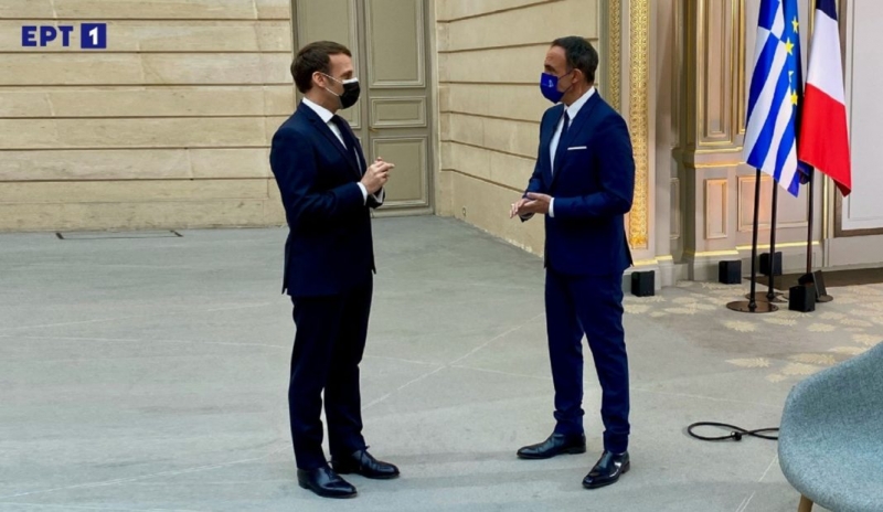 Ο Νίκος Αλιάγας στην ΕΡΤ με αποκλειστική συνέντευξη Μακρόν