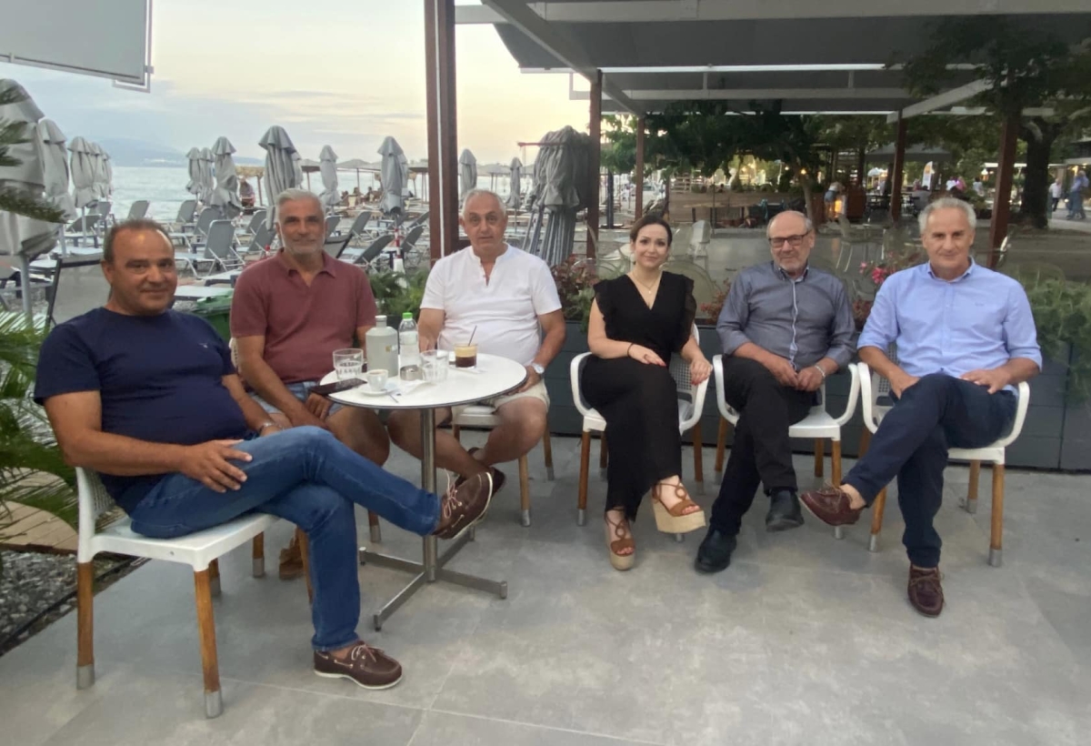 Η Αλεξία Χαρακίδα στο πλευρό του Υπ. Δημάρχου Ναυπακτίας Τάκη Λουκόπουλου