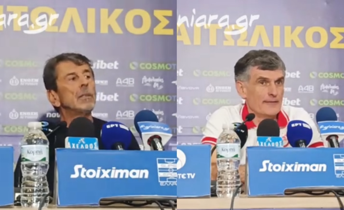 Παναιτωλικός - Ολυμπιακός 1-2 (Βίντεο με τις δηλώσεις των προπονητών)