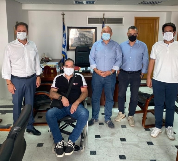 Συνάντηση Σπήλιου Λιβανού, βουλευτή Αιτωλοακαρνανίας &amp; Κοινοβουλευτικού Εκπροσώπου ΝΔ, με τον Δήμαρχο Ναυπακτίας κ. Βασίλη Γκίζα