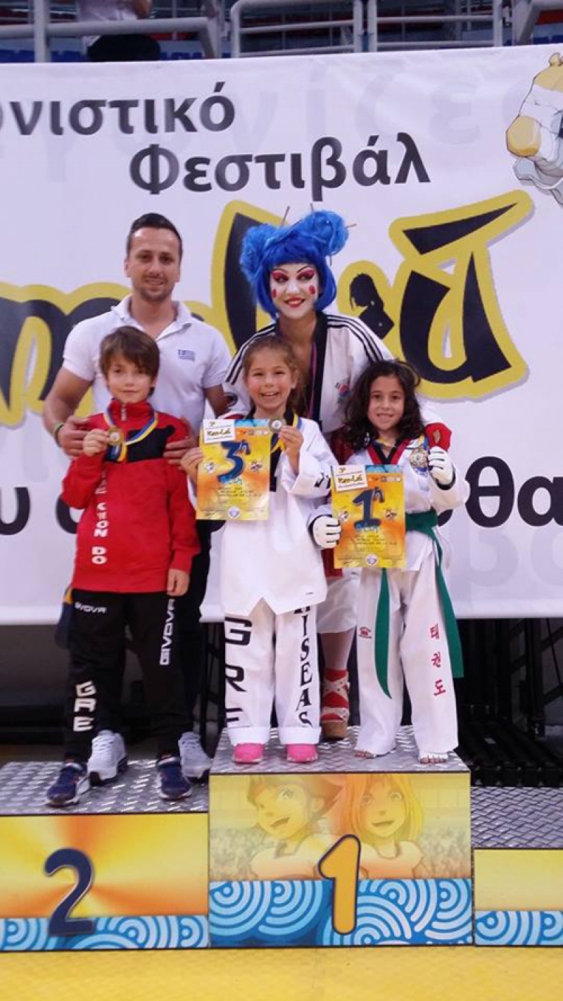 Σάρωσε τα χρυσά μετάλλια ο ΑΣ Θησέας στο διασυλλογικό πρωτάθλημα Tae kwon do kim &amp; liu