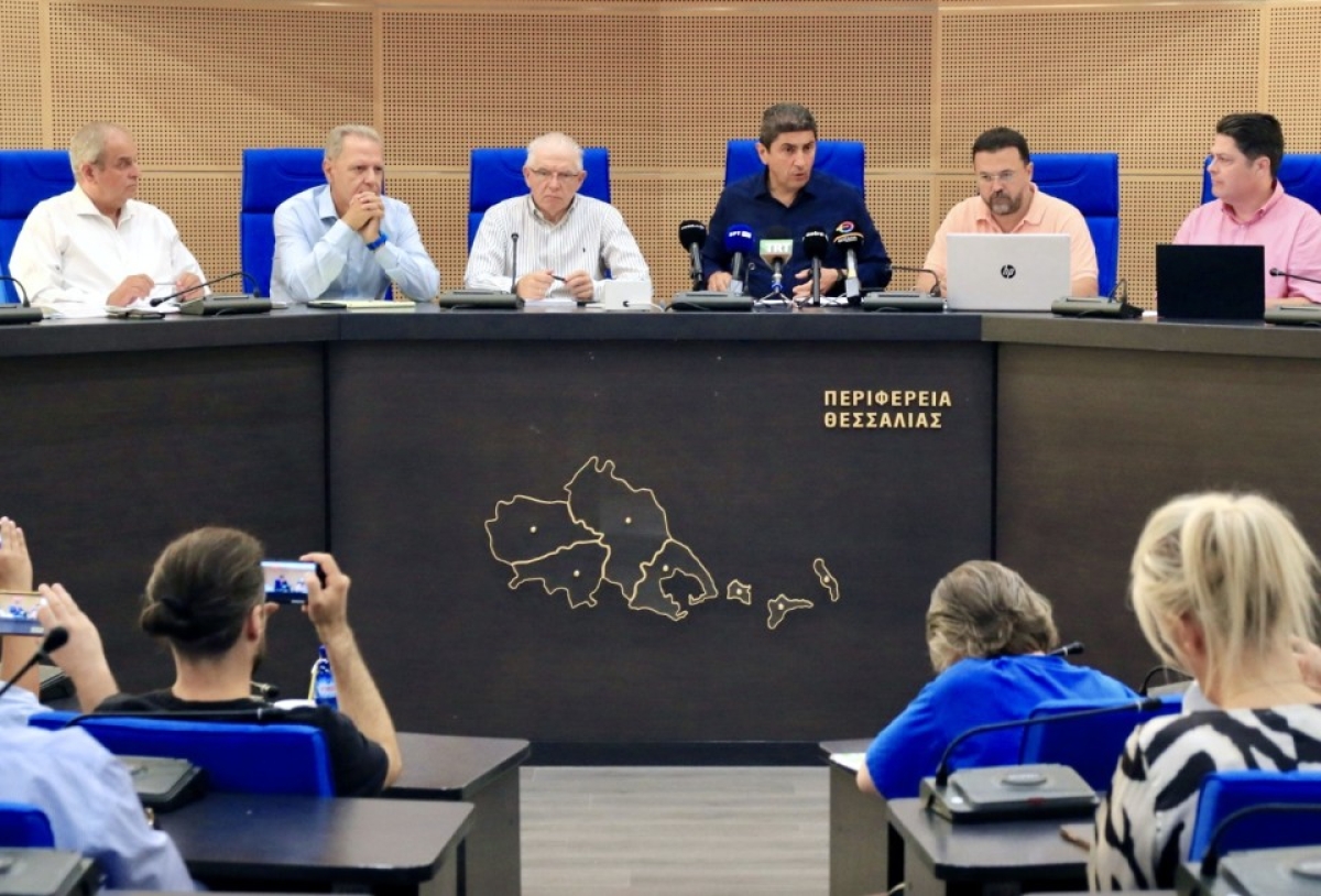 Συνέντευξη Τύπου ΥπΑΑΤ, Λευτέρη Αυγενάκη στη Λάρισα