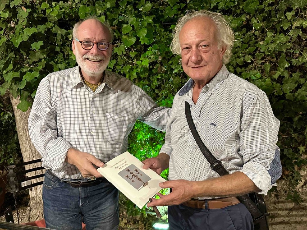 Κατενθουσίασε το ποιητικό κοινό της Πάτρας ο ελληνόφωνος Ιταλός ποιητής, Fernando Pensa