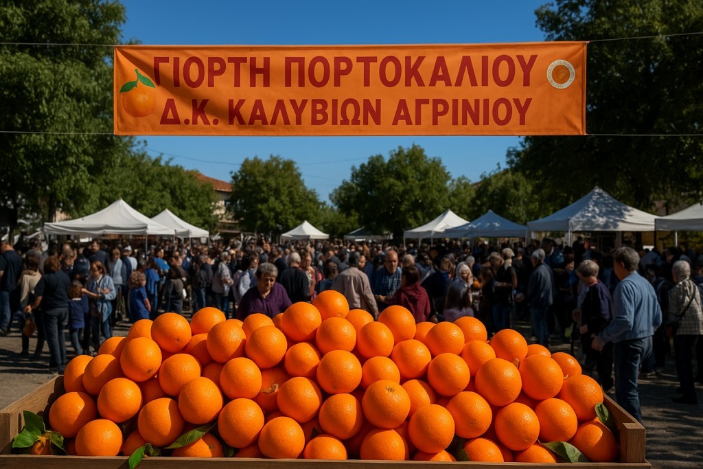 5η Γιορτή Πορτοκαλιού στην Δ.Κ. Καλυβίων Αγρινίου (Σ/Κ 22-23/11/2025)