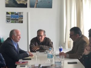 Επίσκεψη του Υποψηφίου Δημάρχου Μεσολογγίου κ. Κώστα Λύρου στον Φορέα Διαχείρησης Λιμνοθάλασσας Μεσολογγίου - Αιτωλικού