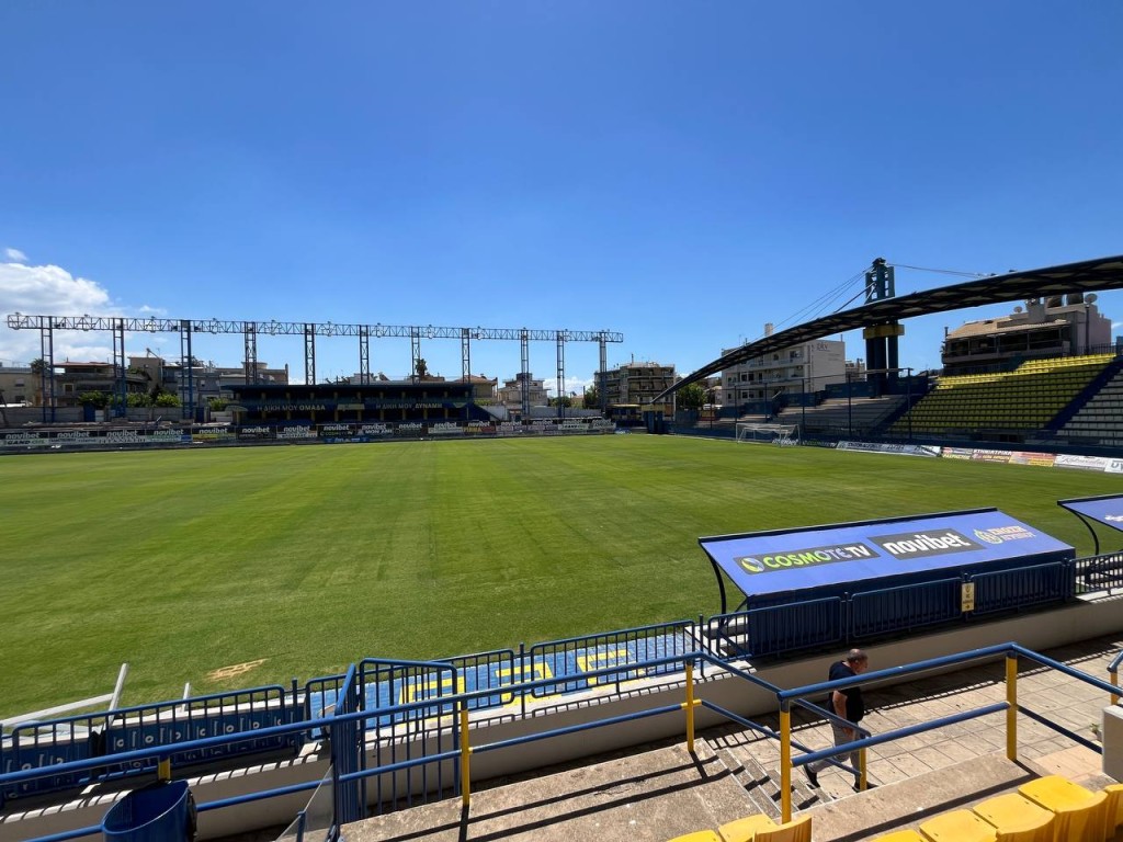 Συνεχίζονται και με νέα έργα οι παρεμβάσεις αναβάθμισης στο Γήπεδο του Παναιτωλικού