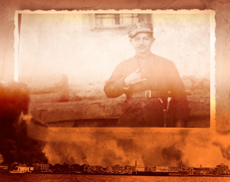 Δυο αδέλφια από το Αγρίνιο, ο Δημήτριος και ο Κωνσταντής Τσουράκης, στο μικρασιατικό μέτωπο…