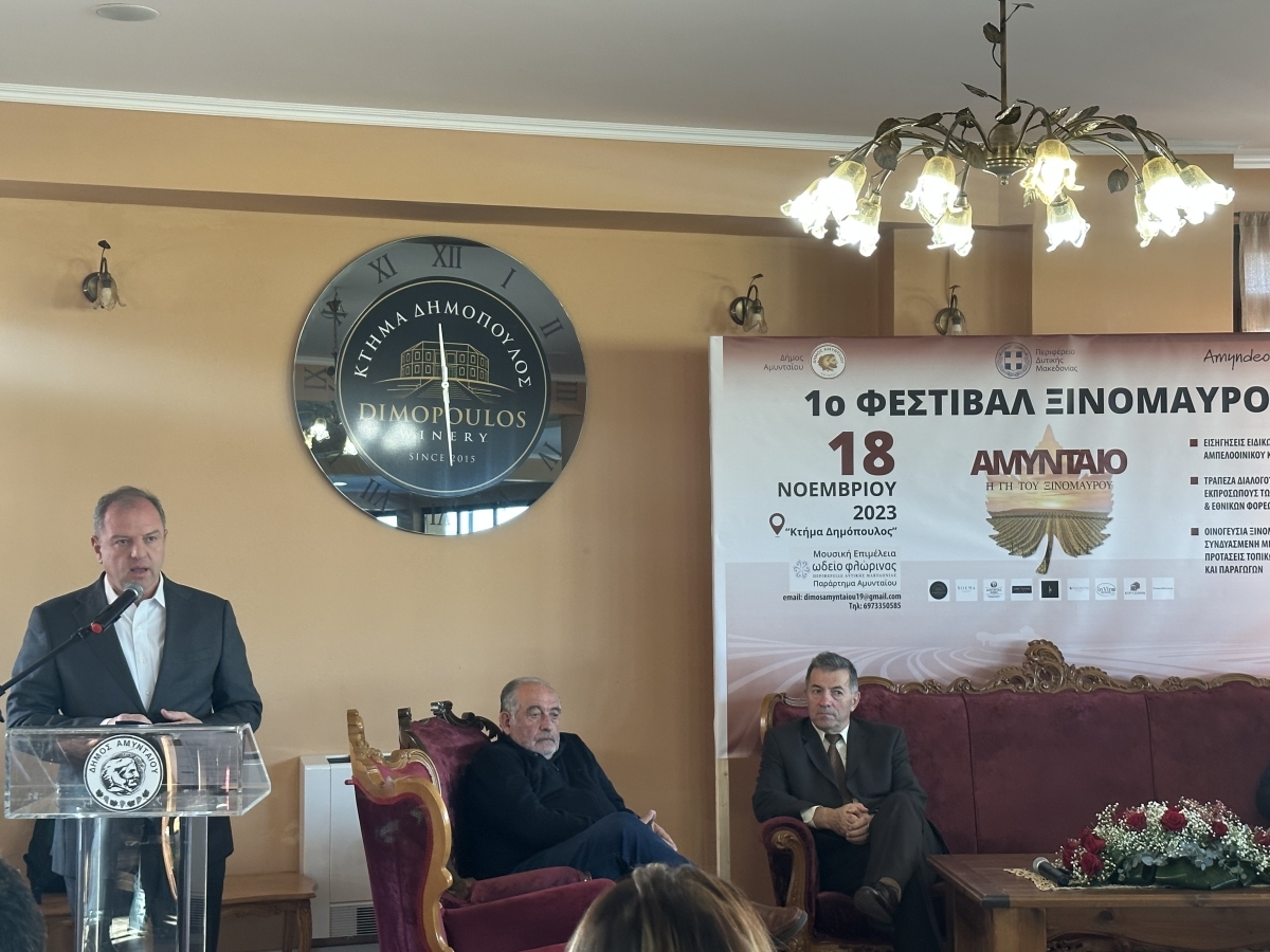 ΥφΑΑΤ, Διονύσης Σταμενίτης: Μέσω του ΣΣ ΚΑΠ υλοποιούμε παρεμβάσεις για την ενίσχυση του οινικού και αμπελουργικού κλάδου