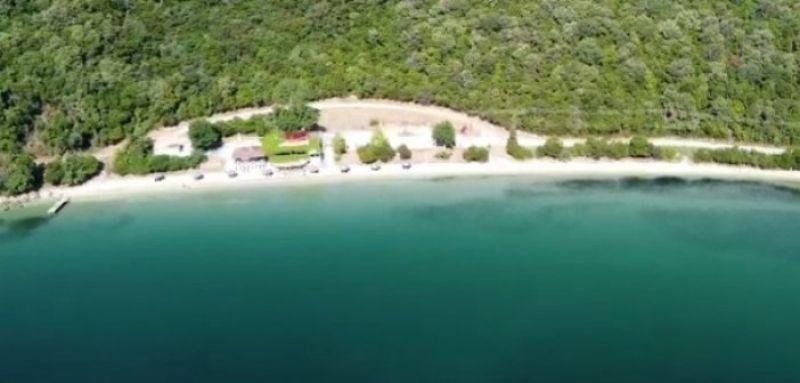 Η παραλία της Παναγιά στη Βόνιτσα… από ψηλά