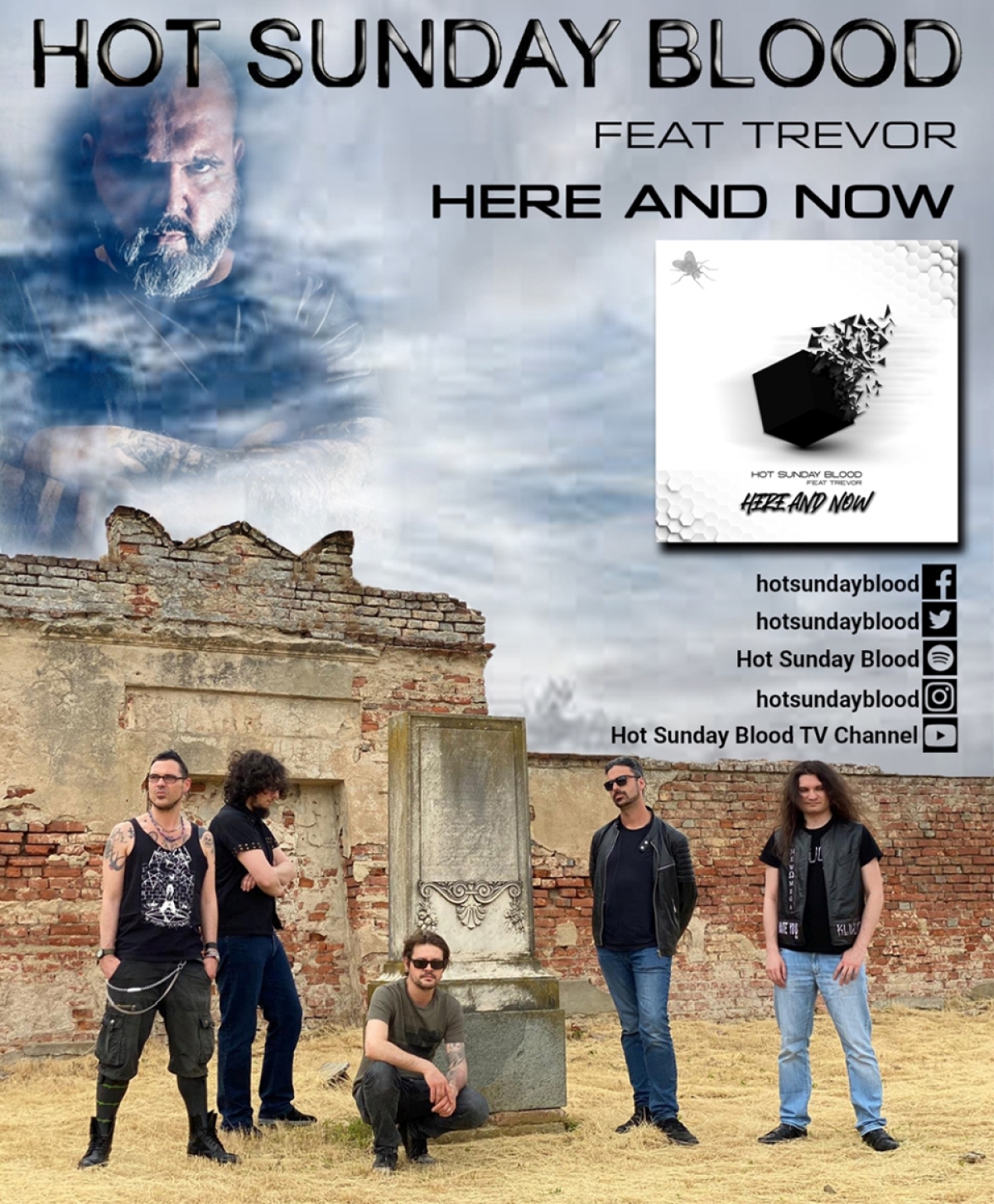 HOT SUNDAY BLOOD ft. TREVOR (SADIST)- νέο single “Here and now”