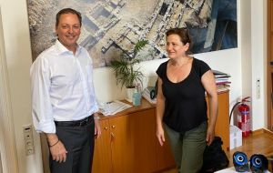 Επίσκεψη Σπήλιου Λιβανού στην Εφορεία Αρχαιοτήτων Αιτωλοακαρνανίας και Λευκάδας