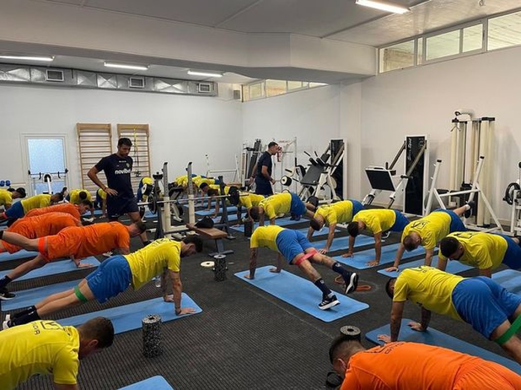 Προπόνηση στο γυμναστήριο ο Παναιτωλικός