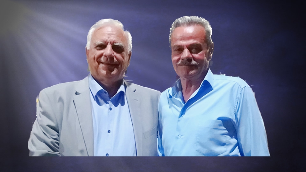 Συμπόρευση ΔΗΜΗΤΡΗ ΒΑΓΕΝΑ  με τον υποψήφιο Δήμαρχο, ΘΑΝΑΣΗ ΛΥΡΟ