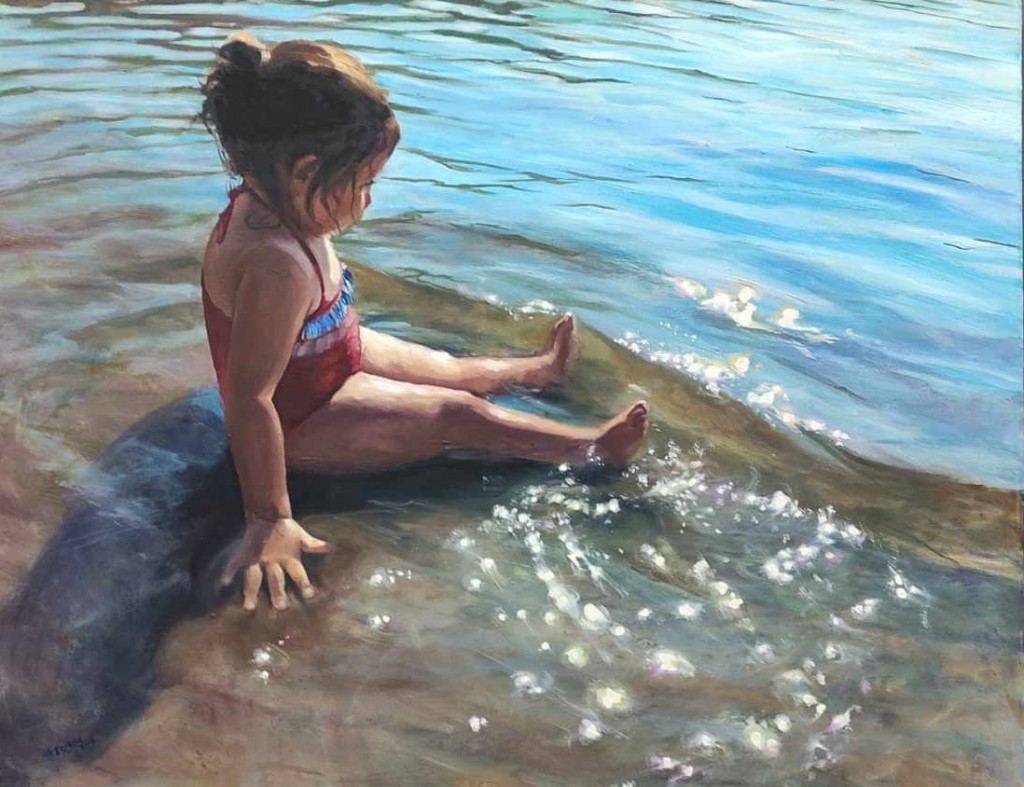 Μεσολόγγι: Έκθεση με τα «Μπλε τοπία» της Αφροδίτης Σεζένια και της Ελπίδας Βουτσά στη «Διέξοδο»