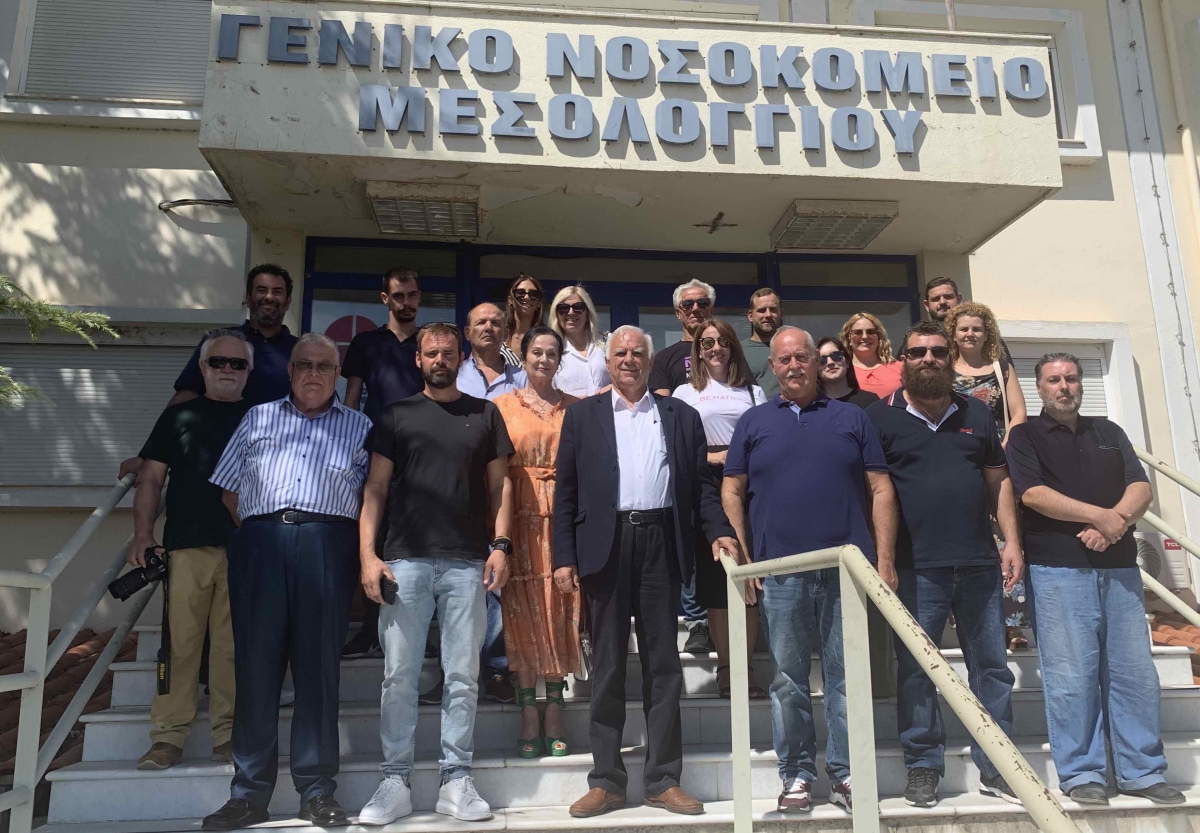 Συνάντηση Θανάση Λύρου, με την Διοίκηση του Νοσοκομείου Μεσολογγίου