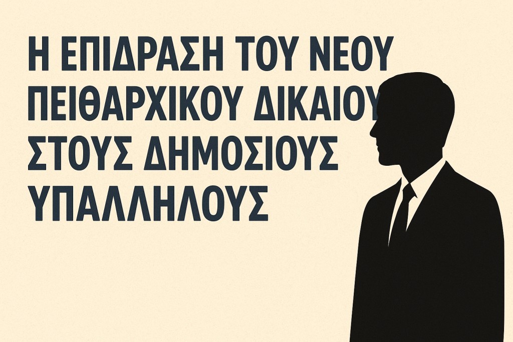 Βαγγέλης Τσούκας: Η Επίδραση του Νέου Πειθαρχικού Δικαίου στους Δημόσιους Υπαλλήλους: Μια Κριτική Προσέγγιση