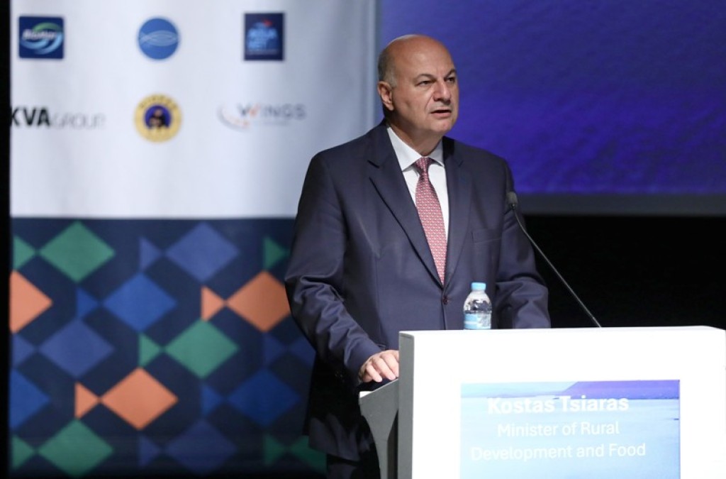 Ο ΥπΑΑΤ, Κώστας Τσιάρας στο Συνέδριο ιχθυοκαλλιέργειας