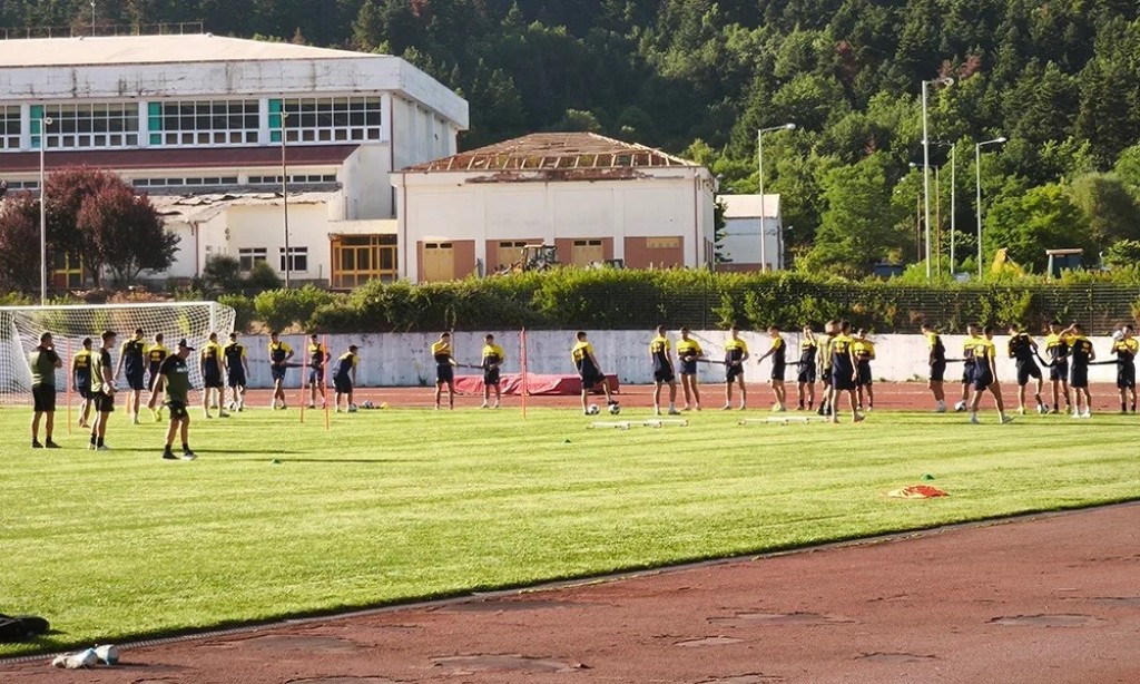 Στο Καρπενήσι συνεχίζεται η προετοιμασία του Παναιτωλικού