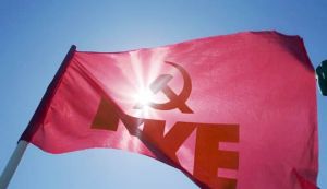 Πολιτική συγκέντρωση του ΚΚΕ στη κεντρική πλατεία Μεσολογγίου. Κυριακή 12/5/2019  ώρα 8 μ.μ.