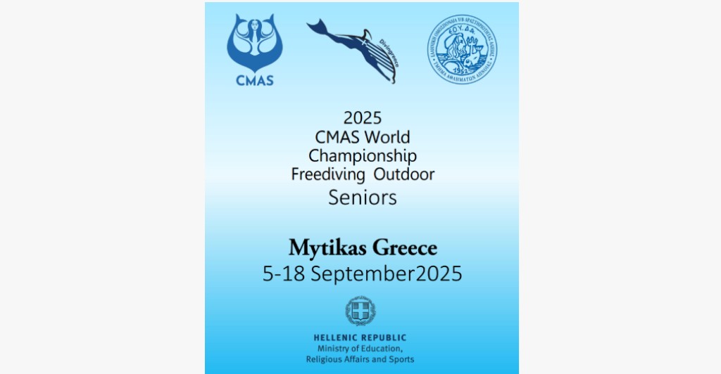 Στον Μύτικα Ξηρομέρου τον Σεπτέμβριο το Παγκόσμιο Πρωτάθλημα ελεύθερης κατάδυσης