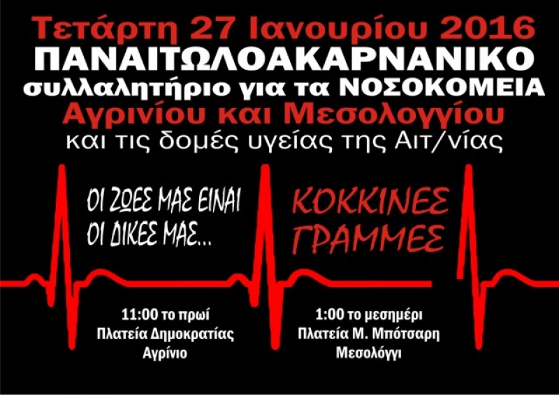 To τηλεοπτικό σποτ για το Παναιτωλοακαρνανικό συλλαλητήριο