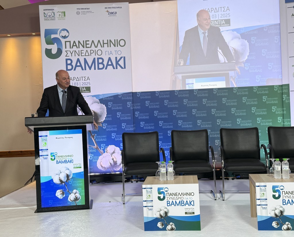 Κώστας Τσιάρας: Χωρίς υποχρέωση παράδοσης προϊόντος στις πληγείσες περιοχές η συνδεδεμένη ενίσχυση στους βαμβακοπαραγωγούς- Το βαμβάκι παραμένει ο λευκός χρυσός