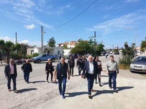 Επίσκεψη στην οδό Ναυπάκτου πραγματοποίησε ο υποψήφιος Δήμαρχος Ιερής Πόλης Μεσολογγίου Κώστας Λύρος