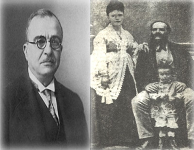 Ο κατά το ήμισυ Αγρινιώτης Ιωάννης Μεταξάς. Ο γάμος των γονιών του στο Ιερό Ναό της Ζωοδόχου Πηγής στο Αγρίνιο.