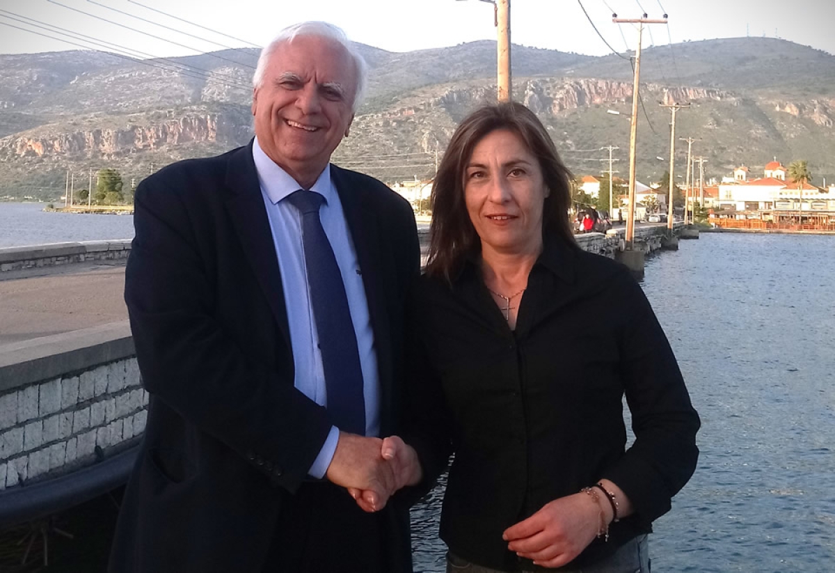 Συμπόρευση ΓΕΩΡΓΙΑΣ ΜΠΟΥΝΟΥ με τον υποψήφιο Δήμαρχο, ΘΑΝΑΣΗ ΛΥΡΟ