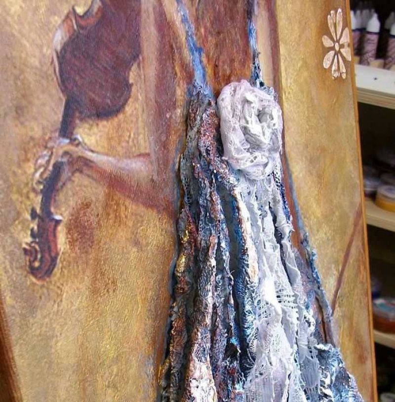 Δημιουργικό σεμινάριο τρισδιάστατου πίνακα ντεκουπάζ στο Αγρίνιο (2/2/2017)