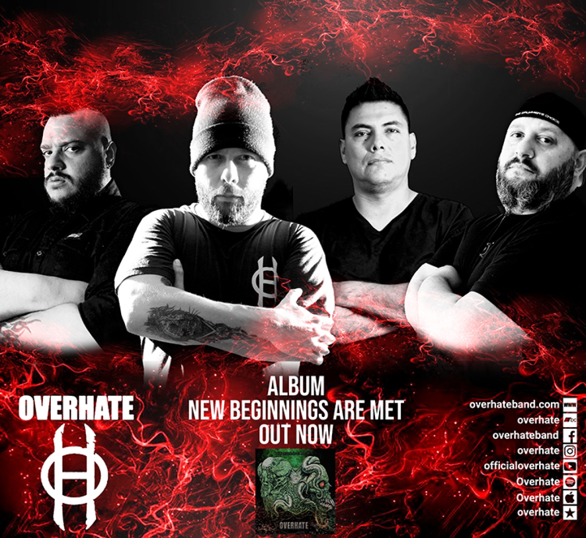 OVERHATE – single “The Penance And The Lesson” από το άλμπουμ “New Beginnings Are Met”